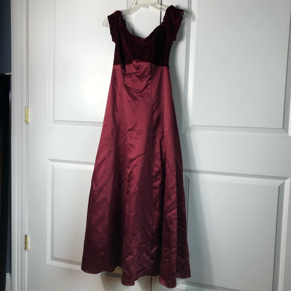 Vintage Bill Levkoff Red Corset Gown